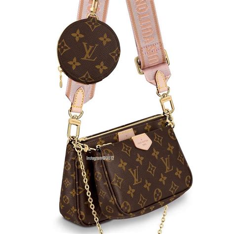 louis vuitton pink strap bag multi pochette|louis vuitton pink crossbody bag.